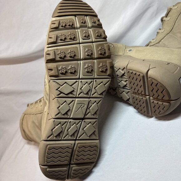 Rothco Desert Sand Lightweight Tactical High Boots Men 11 Military V-Max Leather - Picture 11 of 16